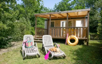 Mietunterkunft - Cosy Cottage - Camping les Arcades