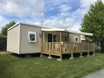 Mietunterkunft - Mobilheim Privilège Plus 4 Zimmer 37M² - CAMPING PARADIS- Camping de La Motte
