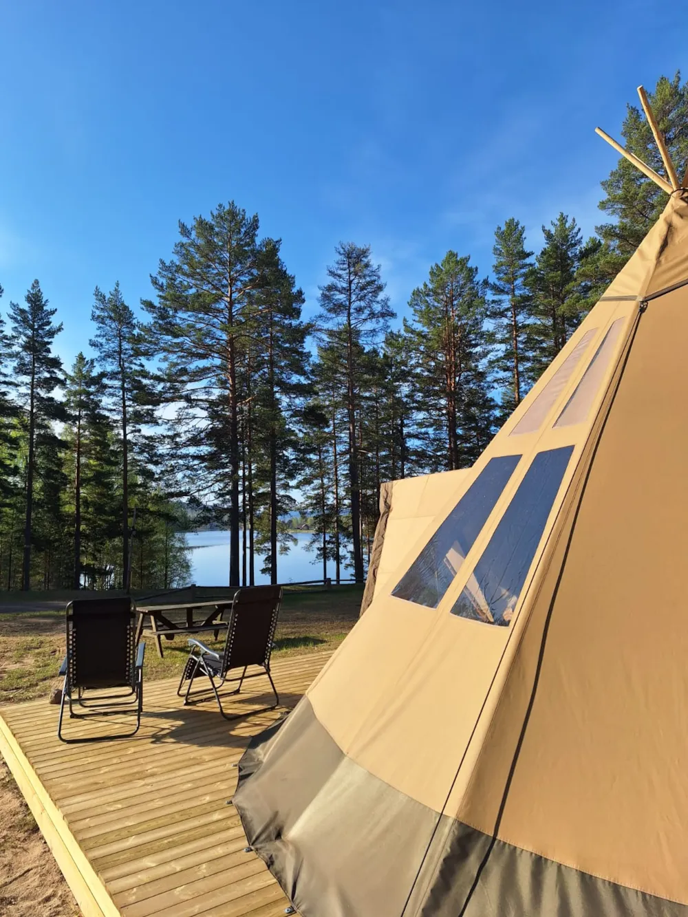 Accommodation - Aurum Tenttipi - Naturcamping Lagom