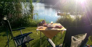Stellplatz - Seeplatz 1. Reihe - Stellplatz - Camping Maltschacher Seewirt