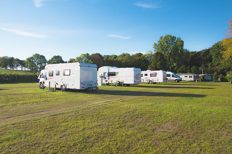 Emplacement zone W: camping-car