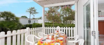 Mietunterkunft - Mobilheim Laguna Family - Camping Pino Mare