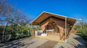 Mietunterkunft - Zelt Lodge Woody - Camping Site de Gorge Vent