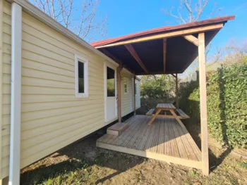 Mietunterkunft - Mobilheim Sunshine 5 (25M² / 2 Zimmer Maximal 5 Personen (Baby Inbegriffen) - Camping le Dolium