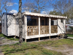 Alojamiento - Mobilhome Confort + 3 Habitaciones - Terraza Cubierta - Domaine de la Baie Dorée