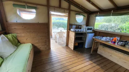 Tente Aménagée Sans Sanitaires - 24M² - 2 Chambres