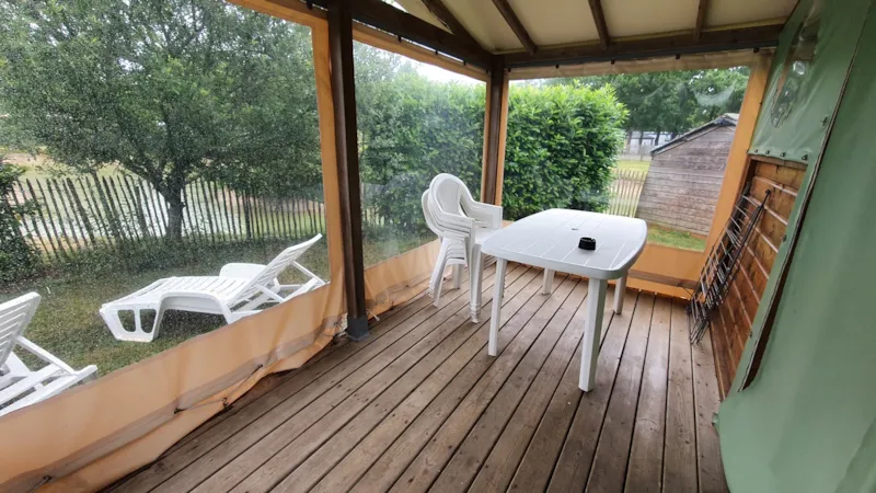 Tente Aménagée Sans Sanitaires - 24M² - 2 Chambres