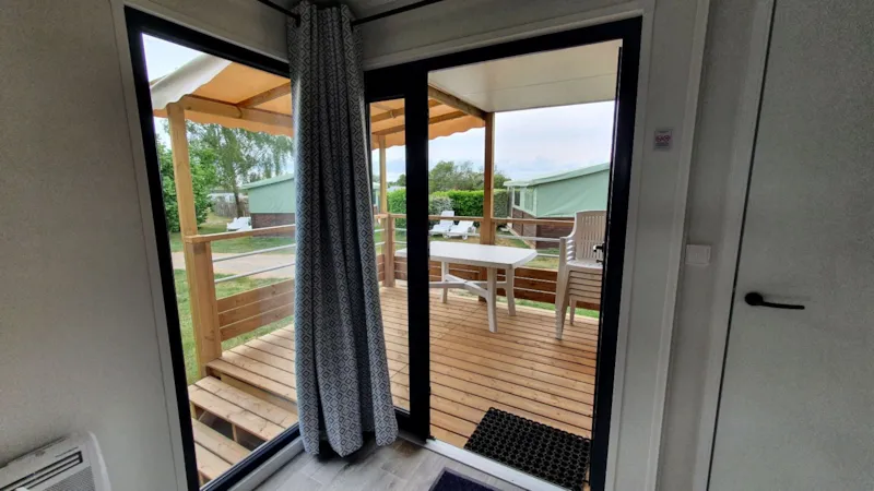 Mobil Home Privilège - 27M² - 2 Chambres - Terrasse Couverte