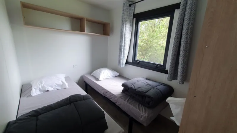 Mobil Home Privilège - 27M² - 2 Chambres - Terrasse Couverte