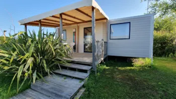 Mietunterkunft - Mobilheim Confort - 27M² - - 2 Zimmer - Terrasse - Domaine de la Baie Dorée