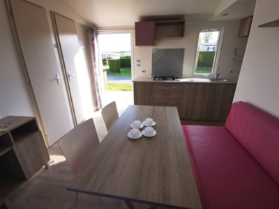 Mobile-home n°88 - 28 m² - 2 bedrooms - sheltered terrace