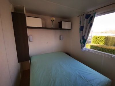 Mobile-home n°114 - 28 m² - 2 bedrooms - Half-covered terrace