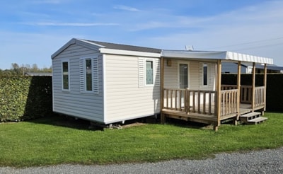 Mobile-home n°88 - 28 m² - 2 bedrooms - sheltered terrace
