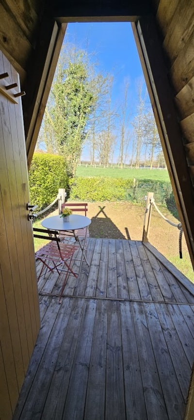 Cabadienne - 6.5m² Wooden cabin - terrace