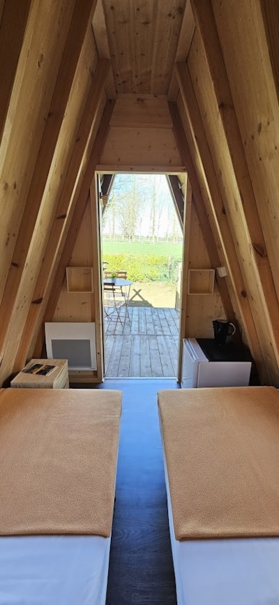 Cabadienne - 6.5m² Wooden cabin - terrace