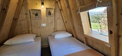 Cabadienne - 6.5m² Wooden cabin - terrace