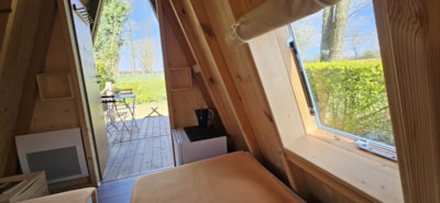Cabadienne - 6.5m² Wooden cabin - terrace