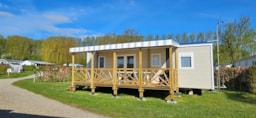 Accommodation - Mobilhome 33 M² - 3 Bedrooms + Terrace - Camping Des Trois Tilleuls