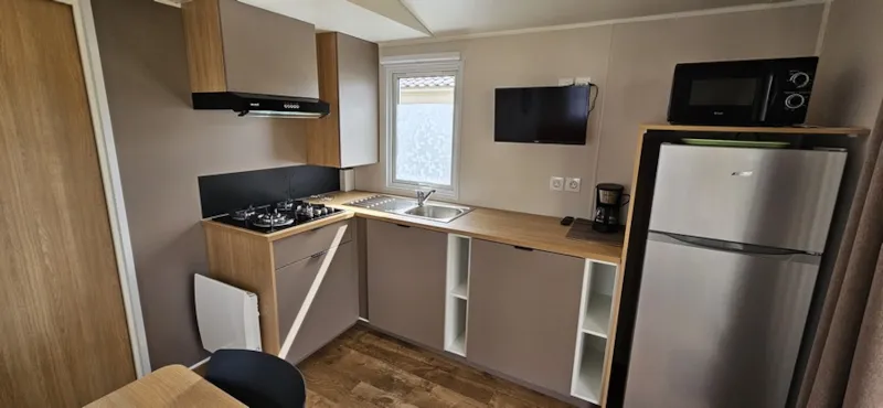Mobil-Home N°31 - 1 Chambre 20 M² - 2 Personnes - Terrasse Couverte