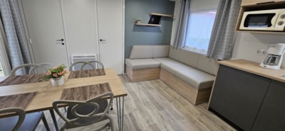 Mobile-home n°33 - 33 m² - 3 bedrooms - Covered terrace -