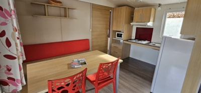 Mobile-home n°134 - 34m² - 2 bedrooms-Covered terrace-Adapted for people with reduced mobility