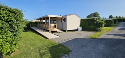 Mobile-home n°134 - 34m² - 2 bedrooms-Covered terrace-Adapted for people with reduced mobility