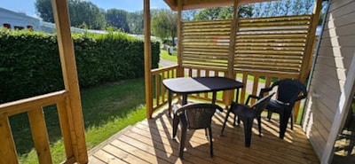 Mobile-home n° 31 - 1 bedroom 20m² - sheltered terrace