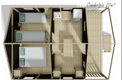 Lodge cambodgia 2 bedrooms