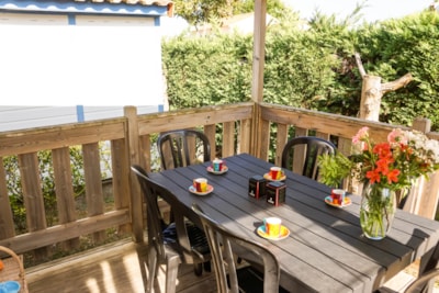 3-bedroom Bermudes mobile home with terrace