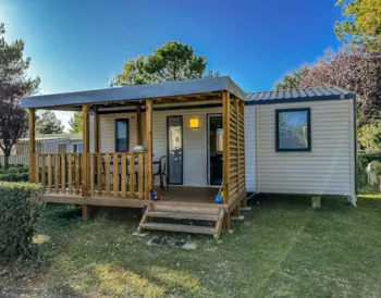 Accommodation - Mobile Home Modulo 2 Bedrooms With Terrace - Camping Le Lagon Bleu