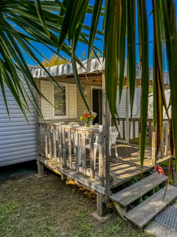 Accommodation - Mobil-Home Ibiza 2 Bedrooms + Terrace - Camping Le Lagon Bleu