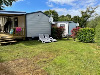 Mietunterkunft - Mobilhome Rideau Toscane 2024  2 Chambres 2 S - Camping Les Prairies de L'Etang