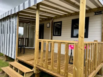 Mietunterkunft - Mobilhome Louisiane Oceane 2024    2 Chambres - Camping Les Prairies de L'Etang