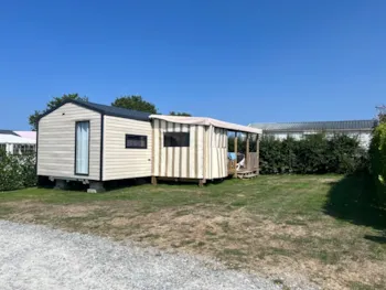 Mietunterkunft - Mobilhome Rideau Bahia 2024  2 Chambres - Camping Les Prairies de L'Etang