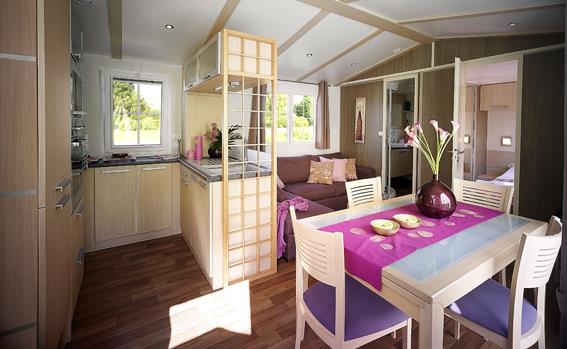 Accommodation - Mobile-Home Blueberry 2 Bedrooms 32M² - Camping Résidentiel La Pinède