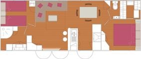 Madison PREMIUM - 2 bedrooms 40m² - Air conditioning, terrace, TV — 8
