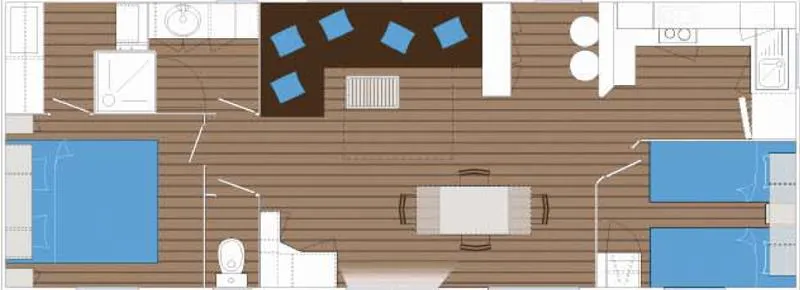 Manado Premium- 2 Chambres 40M²- *Clim, Terrasse, Tv*