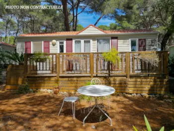 Huuraccommodatie(s) - Tamaris Cconfort -3 Slaapkamers 32M²- *Airconditioning, Terras, Tv* - Camping Résidentiel La Pinède