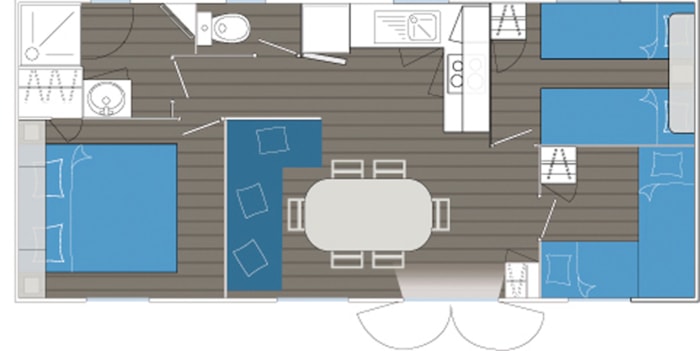 Tribord Confort -3 Chambres 32M²- *Clim, Terrasse, Tv*
