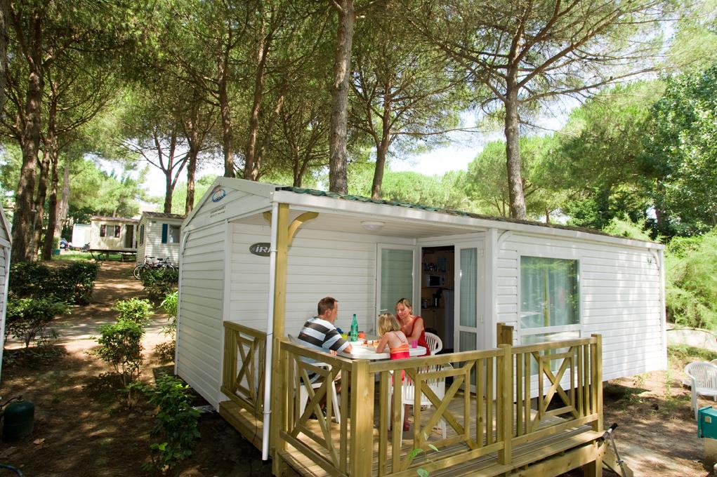 Location - Mobil-Home Loggia 26M² / 2 Chambres - Terrasse Couverte - Camping La Porte d'Autan