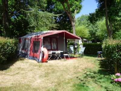 Comfort pitch with 6A electricity, motorhome or car + tent/caravan
