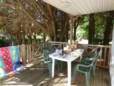 Mobil home LOGGIA 26m² / 2 bedrooms - sheltered terrace