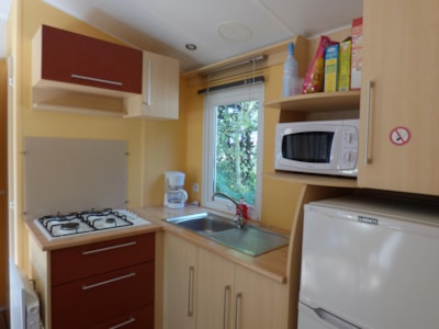 Mobil home LOGGIA 26m² / 2 bedrooms - sheltered terrace