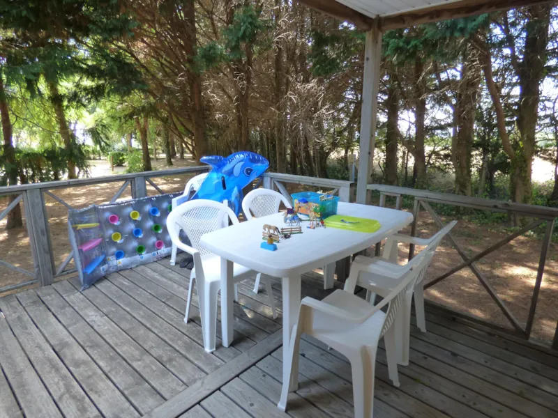 Mobil-Home Family Premium 35M² / 3 Chambres - Terrasse Semi-Couverte