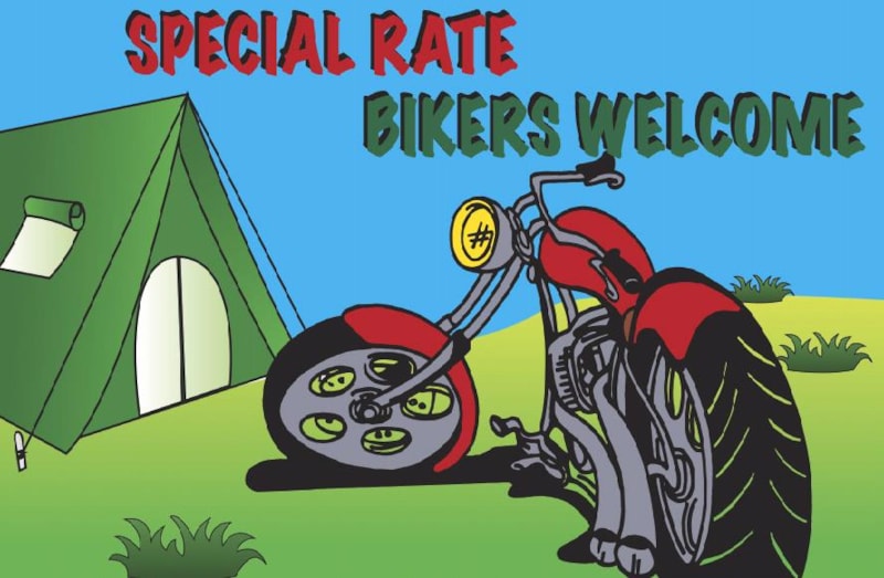 OFFRE SPECIALE BIKERS WELCOME