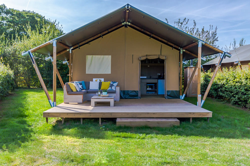 Location - Tente Lodge - 5 Personnes - Camping le Merval