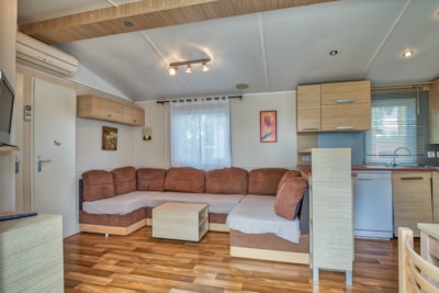 Mobile-home 3 bedrooms air-conditioning