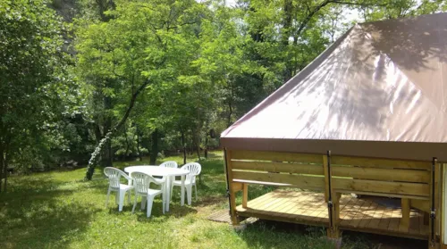 Accommodation - Ecolodge Tent - 2 Bedrooms - No Bathroom - image n°2 - Village Nature Zen