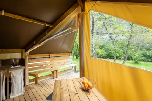 Accommodation - Ecolodge Tent - 2 Bedrooms - No Bathroom - image n°4 - Village Nature Zen