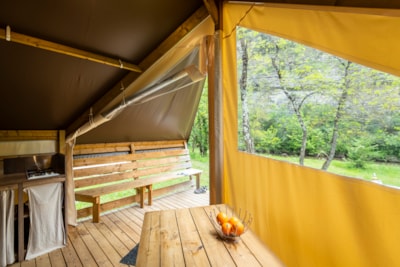 Ecolodge tent - 2 bedrooms - no bathroom